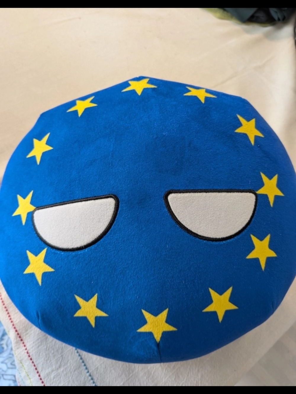 Drew‎ Durnil Makeship European Union Blue Yellow EU Flag Plush 2024 NWT